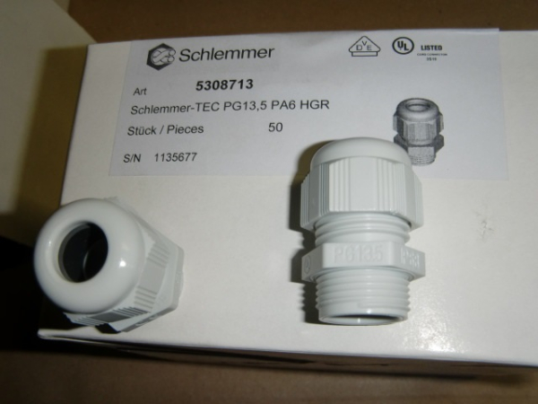 5308713 Schlemmer-Tec PG13,5 Polyamid-Kabelverschraubung